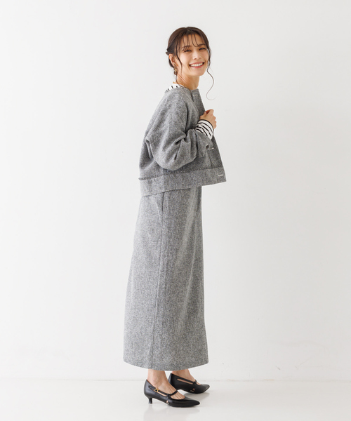 「abahouse mavie」 サロペットスカート フリー グレー レディース_画像9