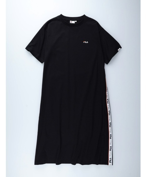 「FILA」 半袖ワンピース L ベージュ レディース_画像6