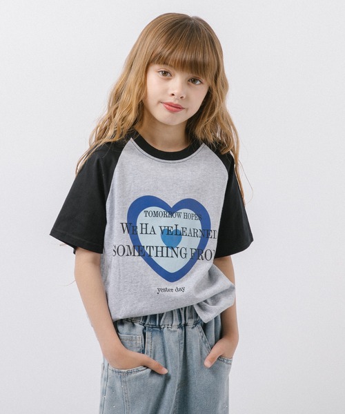 URBAN CHERRY（アーバンチェリー） tシャツ ハートプリントラグラン