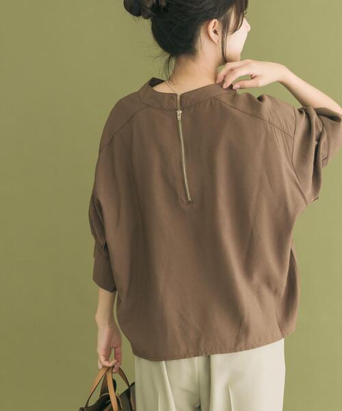 「ITEMS URBANRESEARCH」 半袖ブラウス FREE オフホワイト レディース_画像2
