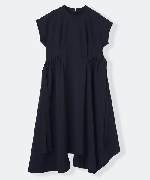LANVIN en Bleu ワンピース 半袖 ドライトロピカルワンピース