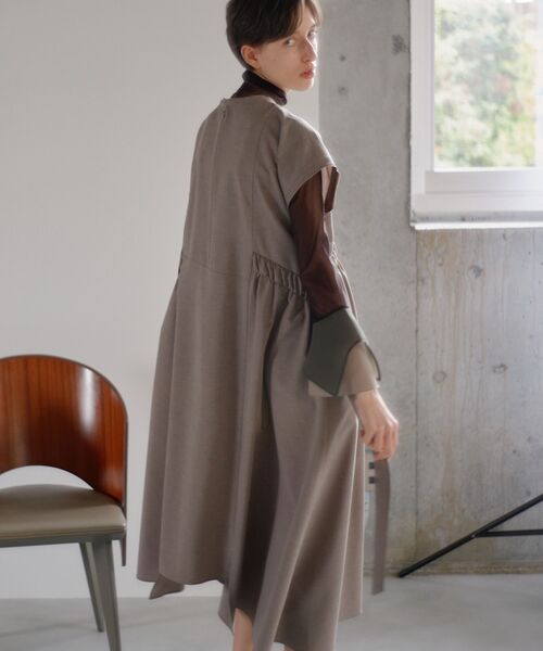 LANVIN en Bleu ワンピース 半袖 ドライトロピカルワンピース