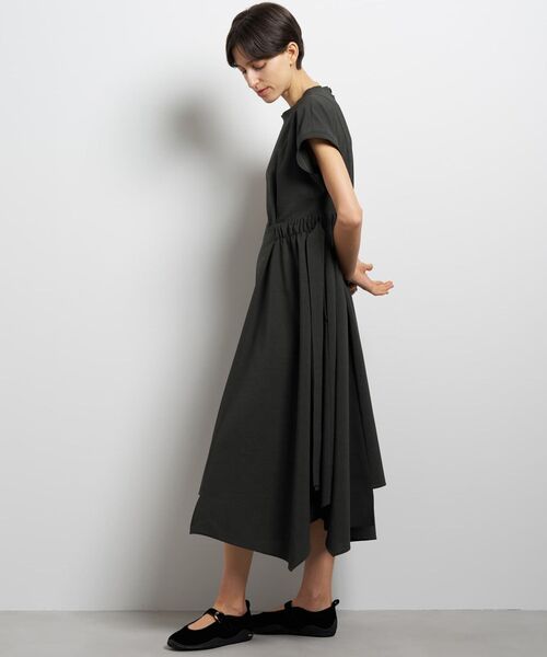 LANVIN en Bleu ワンピース 半袖 ドライトロピカルワンピース