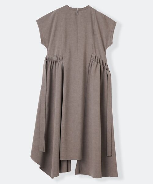 LANVIN en Bleu 半袖ワンピース 38サイズ LANVIN en Bleu ワンピース 半袖 ドライトロピカルワンピース