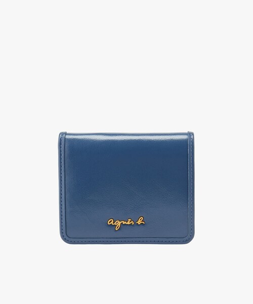 agnes b.（アニエスベー） 二つ折り 二つ折り財布 財布 レザー 二