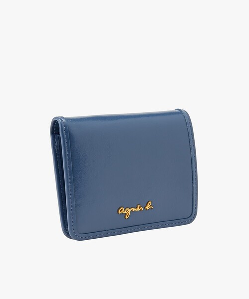 agnes b.（アニエスベー） 二つ折り 二つ折り財布 財布 レザー 二