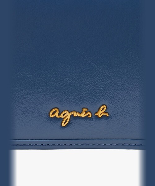agnes b.（アニエスベー） 二つ折り 二つ折り財布 財布 レザー 二