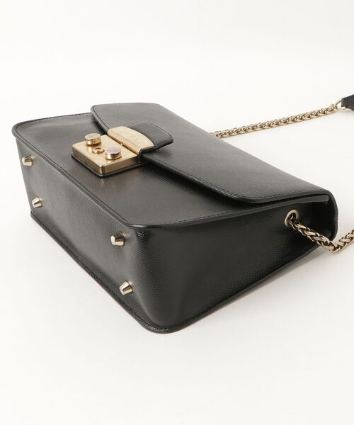 【新品同様】FURLA フルラ ワンショルダーバッグ　ブラック　黒　レザー FURLA（フルラ） ショルダーバッグ ONE SIZE ブラック レディース
