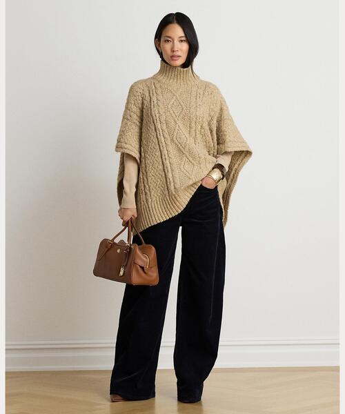 LAUREN RALPH LAUREN（ローレン ラルフローレン） ポンチョ ボタン