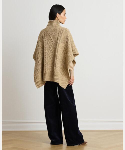 LAUREN RALPH LAUREN（ローレン ラルフローレン） ポンチョ ボタン