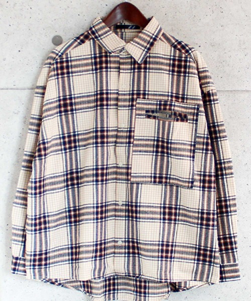 oldStüssy チェック柄ネルシャツ Lサイズ ロッキーモンロー Rocky Monroe チェックシャツ ネルシャツ 長袖