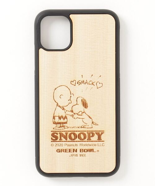 SNOOPY×OLD BETTY'S スマホケース SNOOPY Wood i phone Cover(11