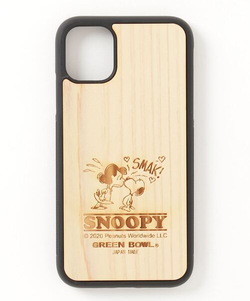 SNOOPY×OLD BETTY'S スマホケース SNOOPY Wood i phone Cover(11