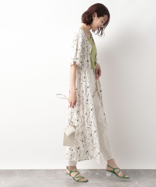VALDI SILK 半袖ワンピース 新品未使用 GLOBAL WORK ワンピース サラリラスタイルアップ半袖ワンピース