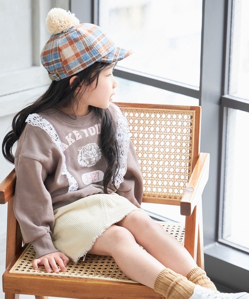 MAKE YOUR DAY キャップ 帽子 梵天付きキャップ キッズ 子供
