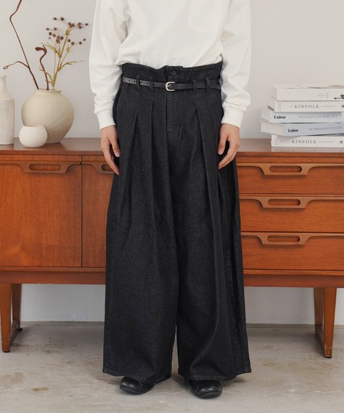 DOUBLET 18AW ワイドバギーパンツ ◇膝ZIP ワイドバギーパンツ◇wi-717088 | 1111clothing / ワン