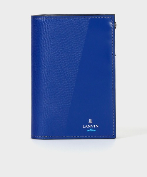 LANVIN en Bleu パーシャル セミハーフサイズ二つ折り財布 LANVIN en Bleu 財布 “Partial”Semi-half size Two-fold wallet