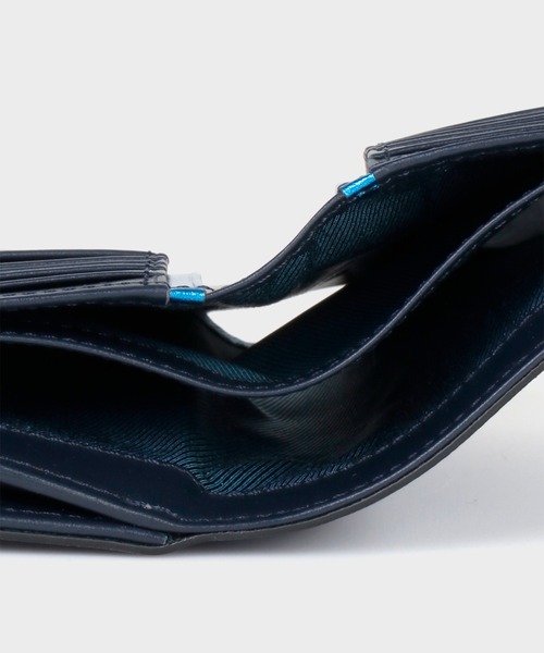 LANVIN en Bleu 財布 “Partial”Semi-half size Two-fold wallet