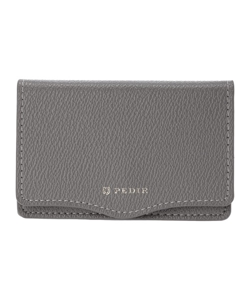 美品【ペッレモルビダ】deck/9 カードケース チャコールグレー 9SL004 9SL004-カードケース | PELLE MORBIDA ペッレ モルビダ
