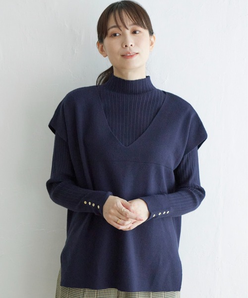 IKKA LOUNGE ニット セーター 「2点セット」ハイゲージニット