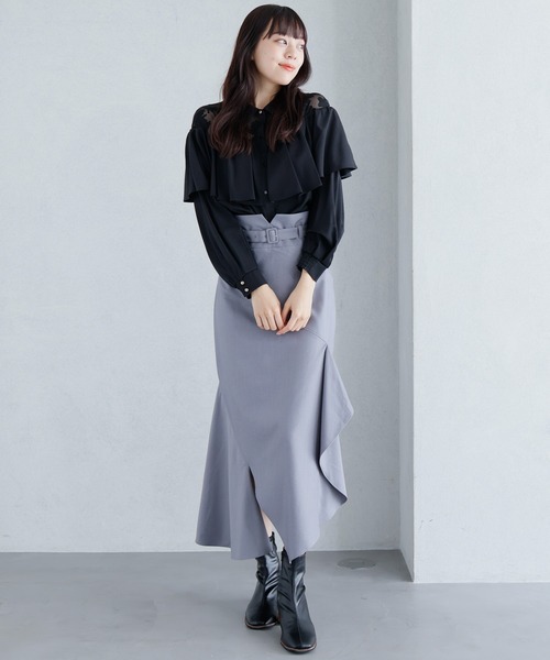 レディメイド（LADYMADE）/ハイウエストベルトマーメイドスカート LADYMADE（レディメイド） スカート ハイウエストベルトマーメイド