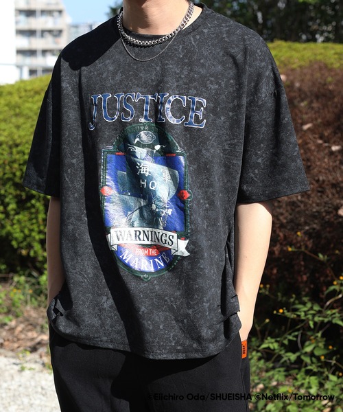 tシャツ Tシャツ Netflixシリーズ「ONE PIECE」裾ダメージウォッシュ 