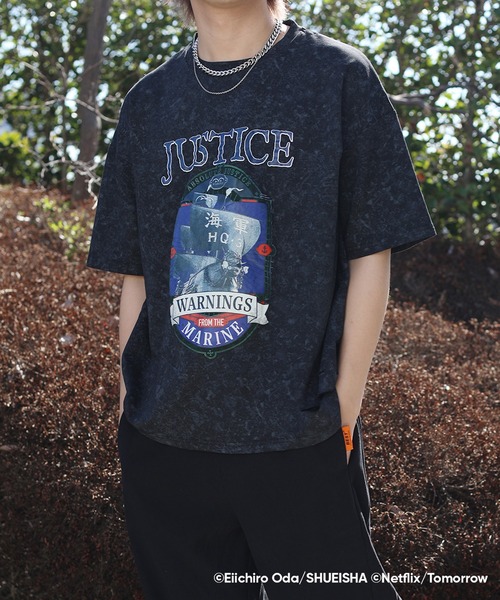 tシャツ Tシャツ Netflixシリーズ「ONE PIECE」裾ダメージウォッシュ 