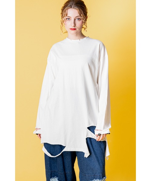 tシャツ a.p.o.v. -ankoROCK's select-クラッシュ＆ダメージロング丈