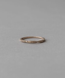 ete bijoux 指輪 リング 「トーン」 K18RBG ブラウン