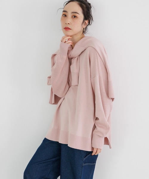 FUJITO コットン　ニット12ゲージ　ブラック　サイズ　1　日本製 FUJITO (フジト) Knit T-Shirt / ニットTシャツ
