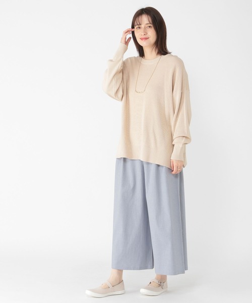 FUJITO コットン　ニット12ゲージ　ブラック　サイズ　1　日本製 FUJITO (フジト) Knit T-Shirt / ニットTシャツ