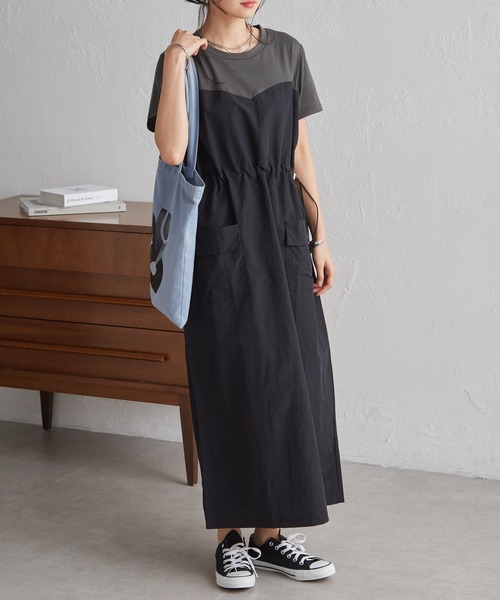 RANAN（ラナン） ワンピース 「全骨格華奢見え」ビスチェドッキング