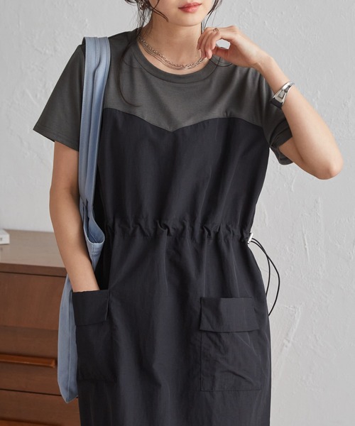 RANAN（ラナン） ワンピース 「全骨格華奢見え」ビスチェドッキング