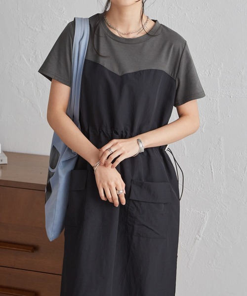 RANAN（ラナン） ワンピース 「全骨格華奢見え」ビスチェドッキング