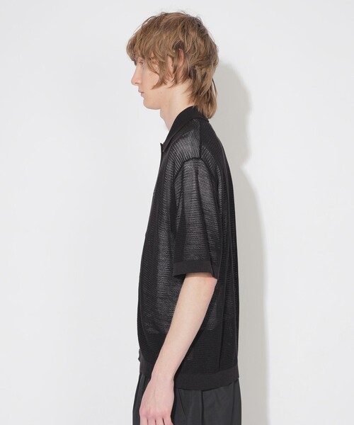 CB CRESTBRIDGE ポロシャツ メッシュニットポロカーディガン