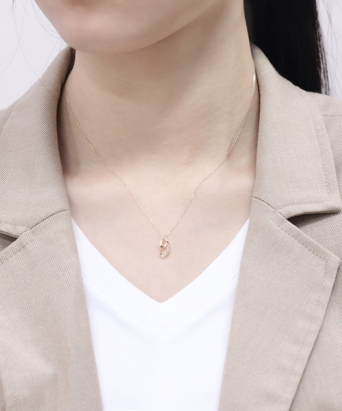 K10金　エステール　ダイヤモンド　ペンダント　ネックレス ESTELLE ネックレス K10 イエローゴールド ダイヤモンド