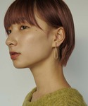 イヤリング クロッシング オーバル イヤリング...の詳細画像4