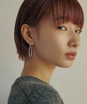 イヤリング クロッシング オーバル イヤリング...の詳細画像5