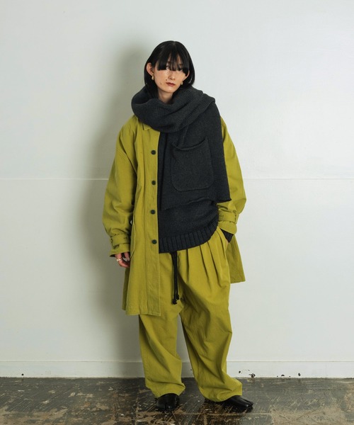 手編み☆2wayポンチョ ストール 編み図のみ】交差編みの2Wayポンチョ・2サイズ（印刷版