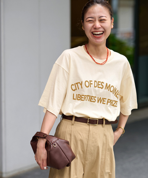 JOURNAL STANDARD relume tシャツ コットンアーチロゴTEE