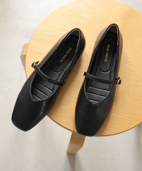 GLOBAL WORK（グローバルワーク） パンプス らくっションストラップ