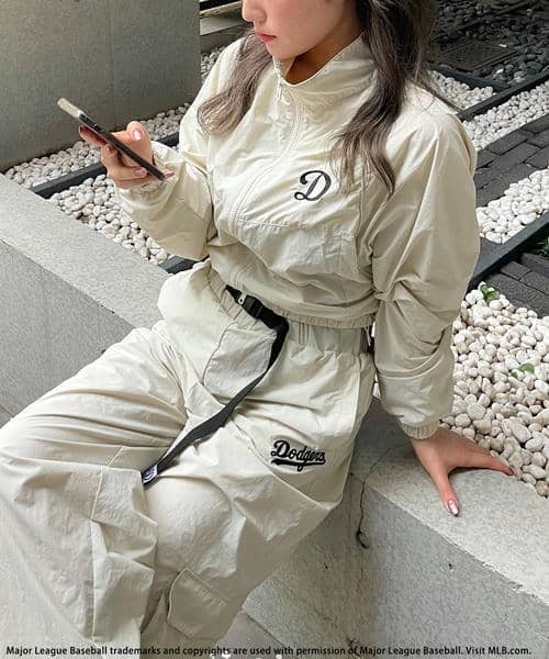 BACK TO THE FIELD ワンピース 「MLB」ナイロンロゴセットアップ