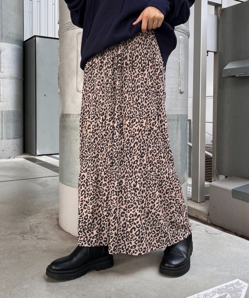 Pheeny シャーリング　スカート　ブラック Pheeny シャーリング スカート ブラック