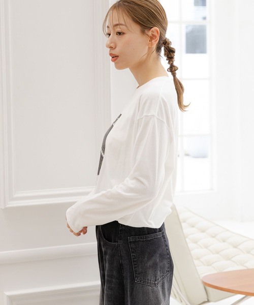 LAKOLE（ラコレ） tシャツ アソートフォトプリント長袖T / 148086