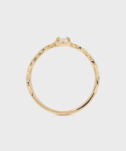 【NOJESS】K10シードパールリング Pocket Ring】K10パールリング｜リング｜ノジェス 公式
