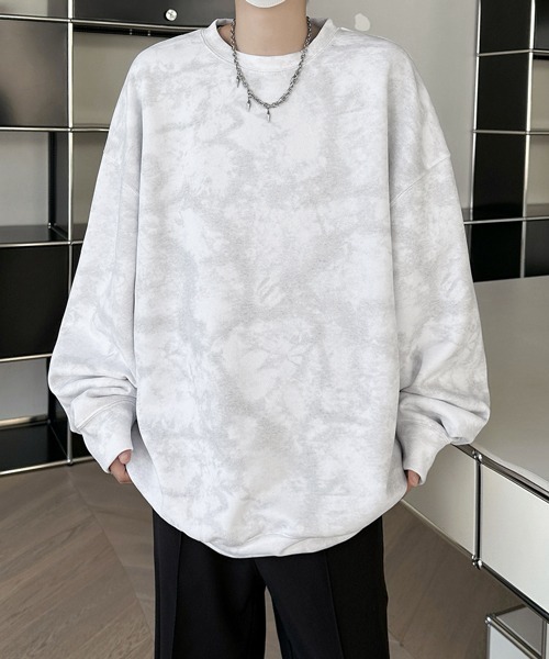 トレーナー スウェット PIGMENT OVERSIZED SWEATSHIRT レディース メンズ セール】pigment dye oversize sweatshirt / ピグメントダイ