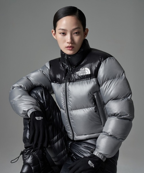 【韓国限定】ノースフェイス　W's ダウン　コート M ジャケット　グレー THE NORTH FACE（ザ ノースフェイス） ダウンジャケット ダウン 「THE