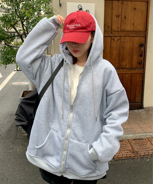 パーカー 裏ボア ジップアップパーカー レディース : ZOZOTOWN Yahoo