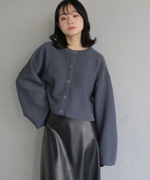 cheriella カーディガン 「cheriella」前後2WAYショート丈ニット