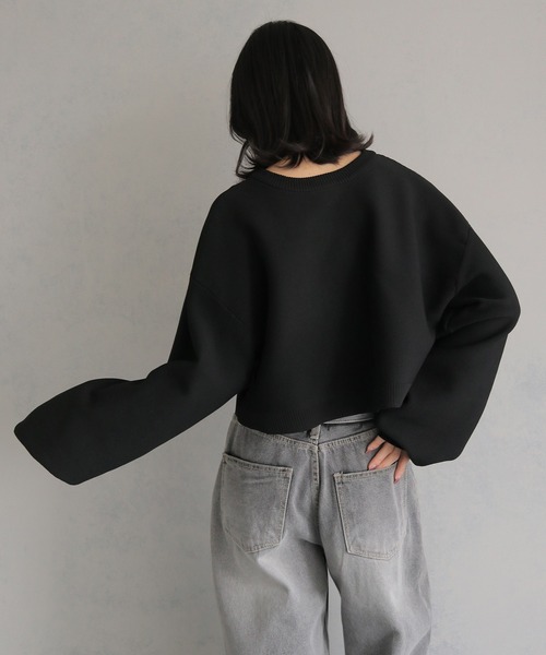 cheriella カーディガン 「cheriella」前後2WAYショート丈ニット